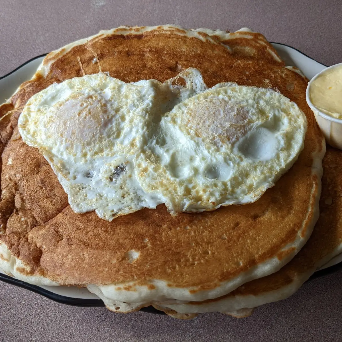 Egg with Pancakes