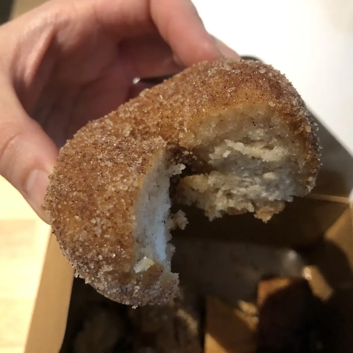 Cinnamon Sugar Cake Donut