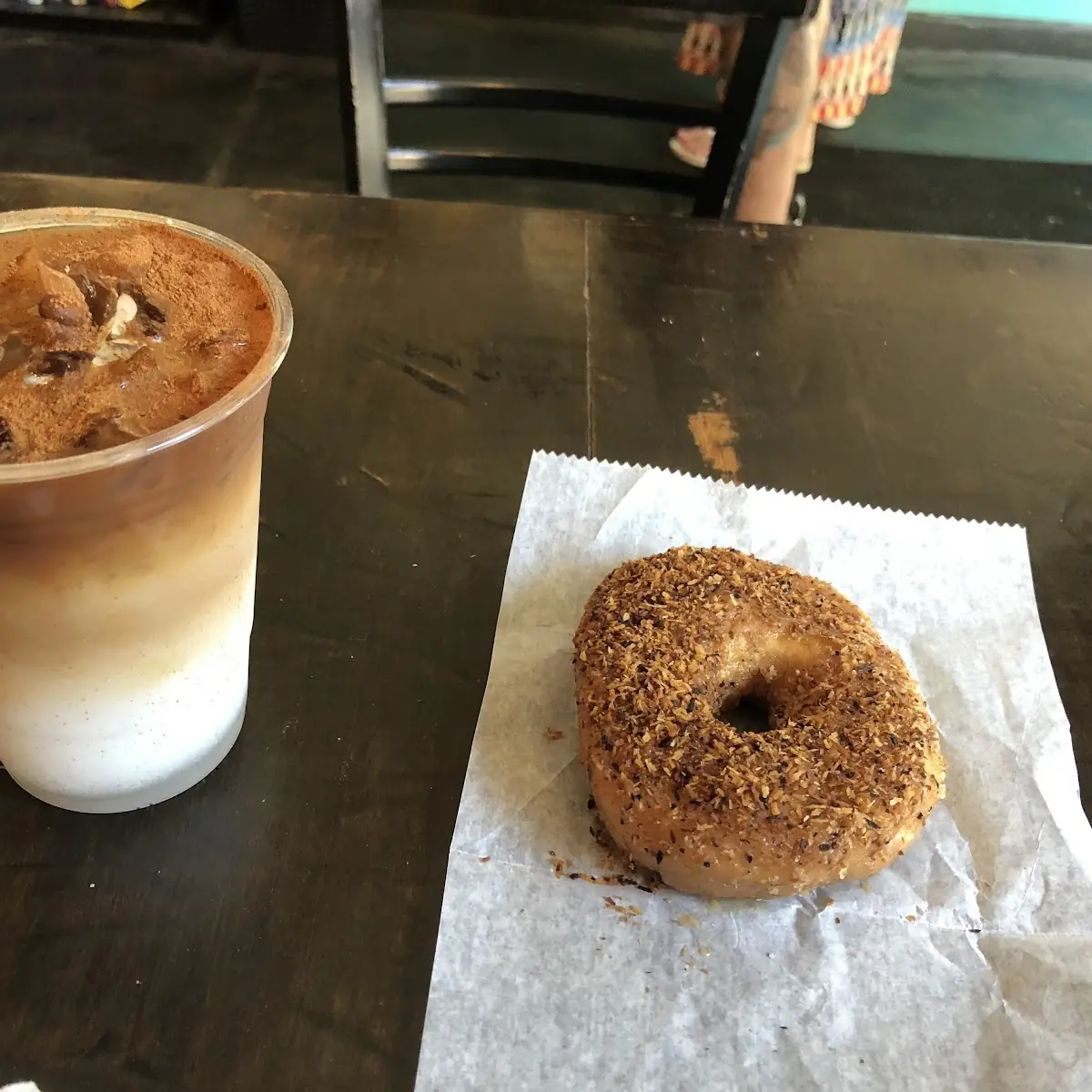 Coconut Almond Doughnut