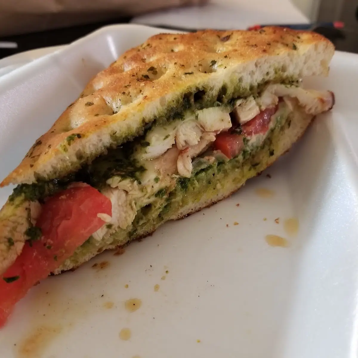 Chicken Pesto Sandwich
