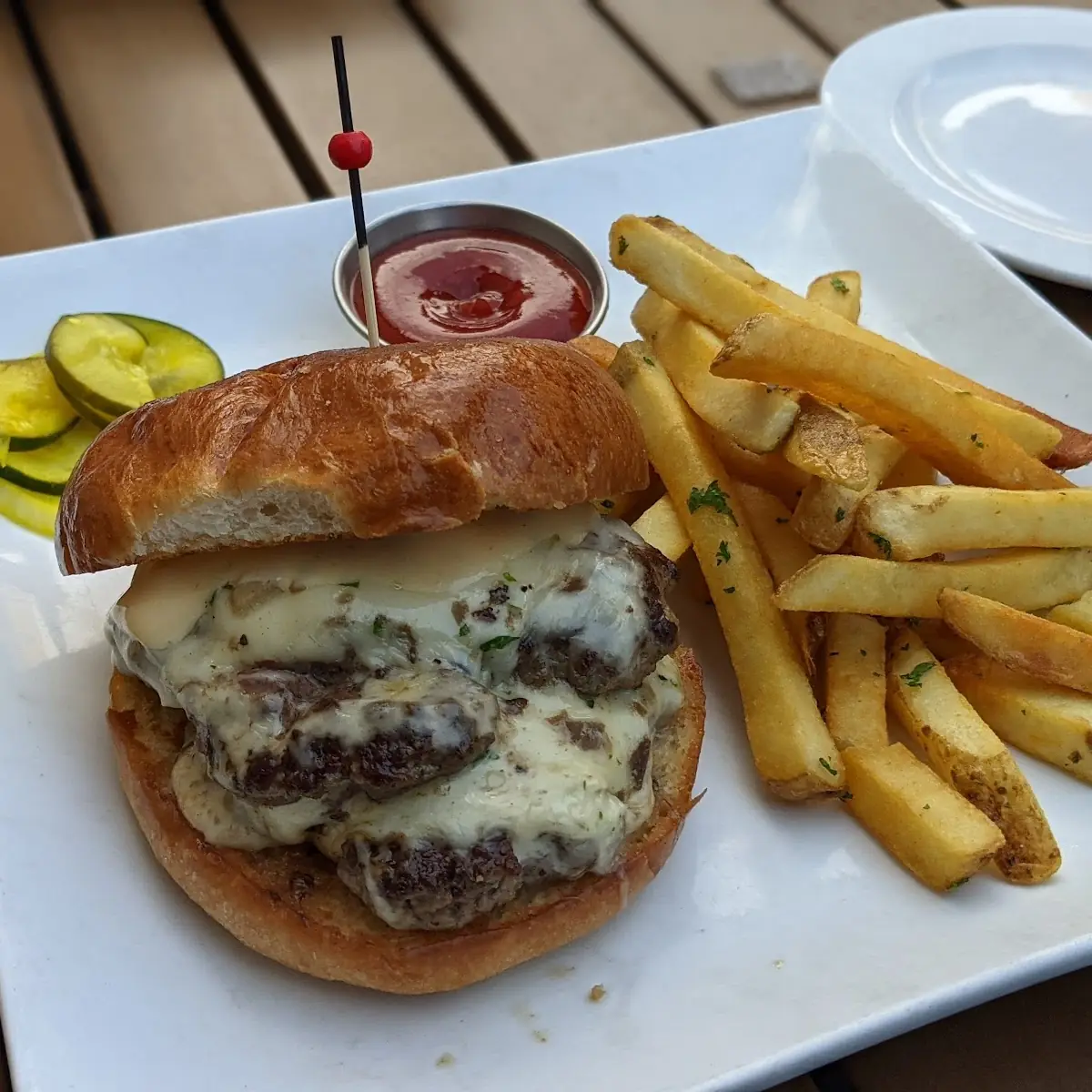 Luxe Burger and Fries
