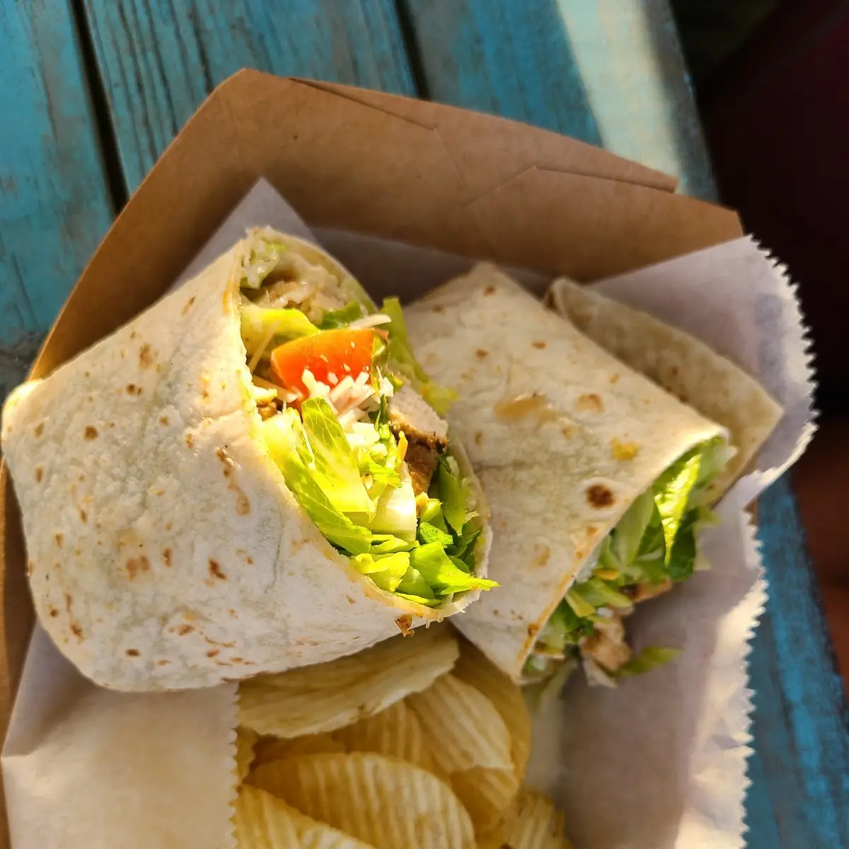 Jerk Chicken Caesar Wrap