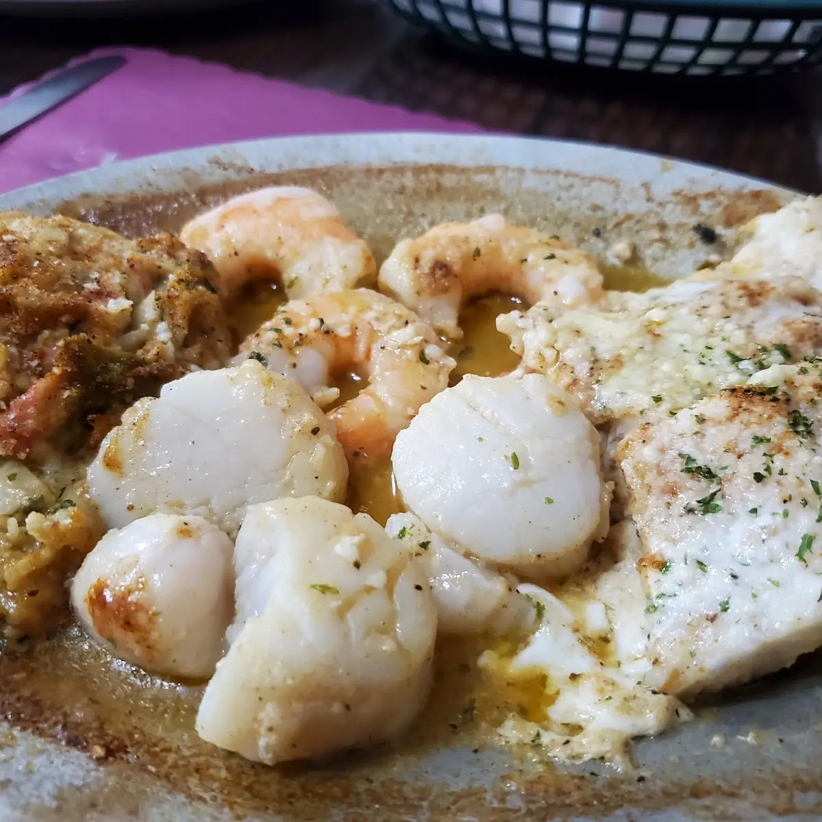 Broiled Seafood Combo Special