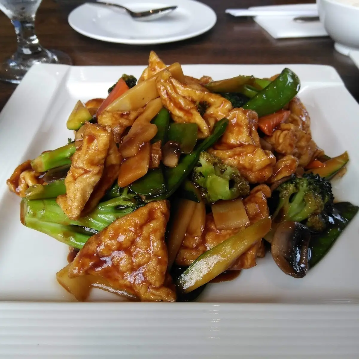 Bean Curd with Mixed Vege
