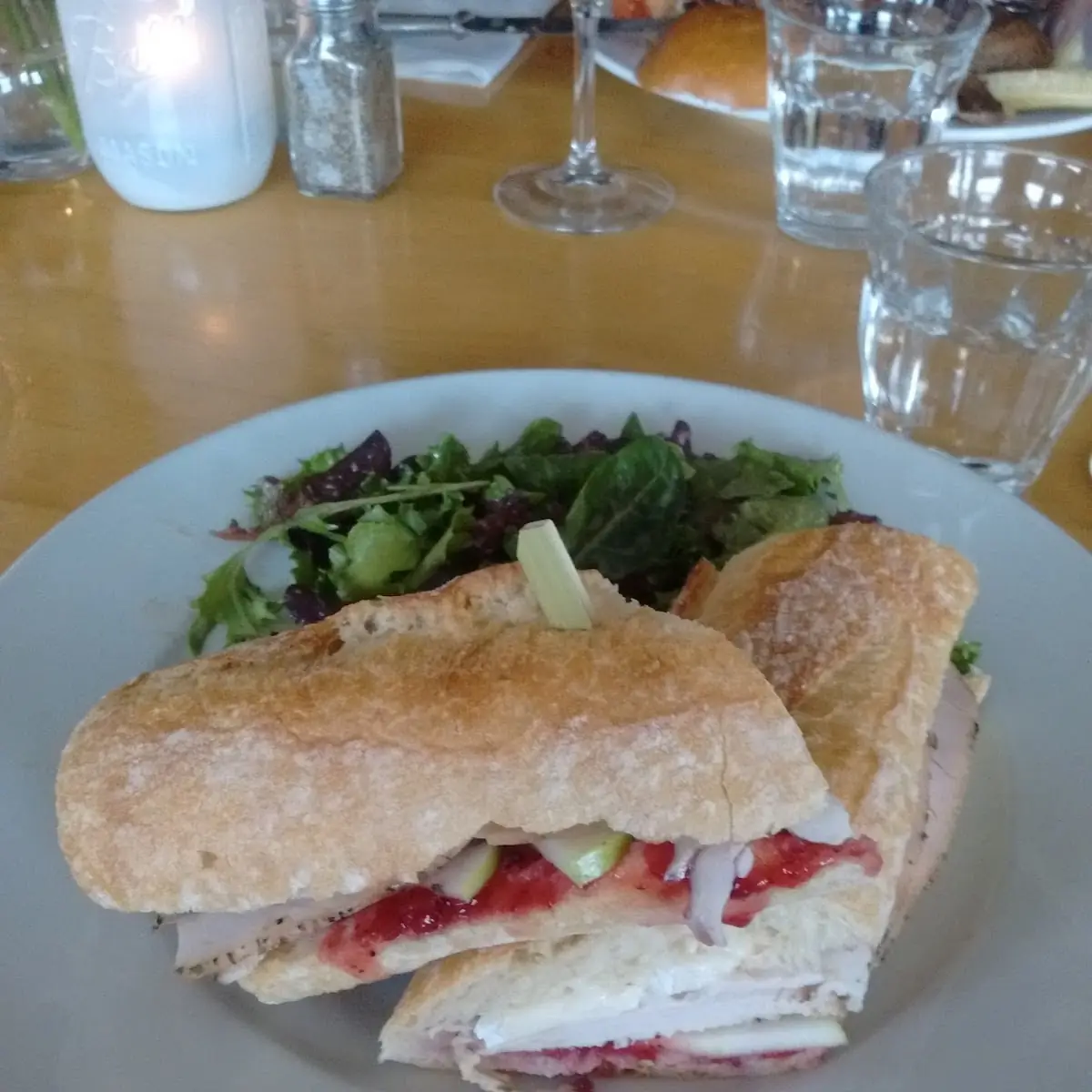 Turkey and Brie Sandwich