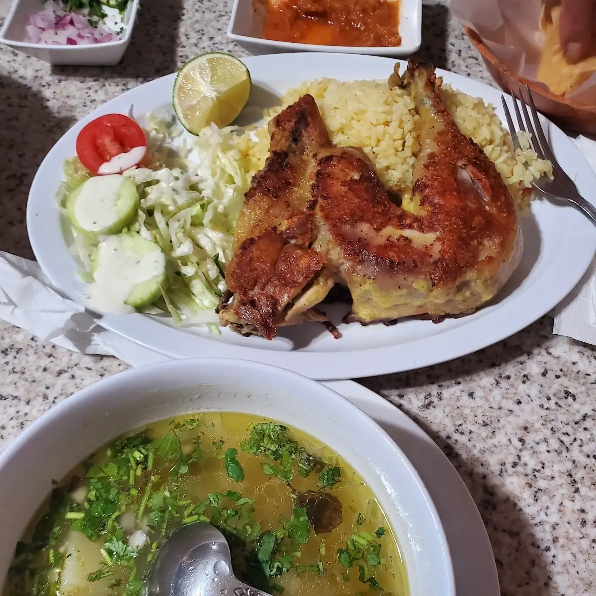 Sopa de Gallina India