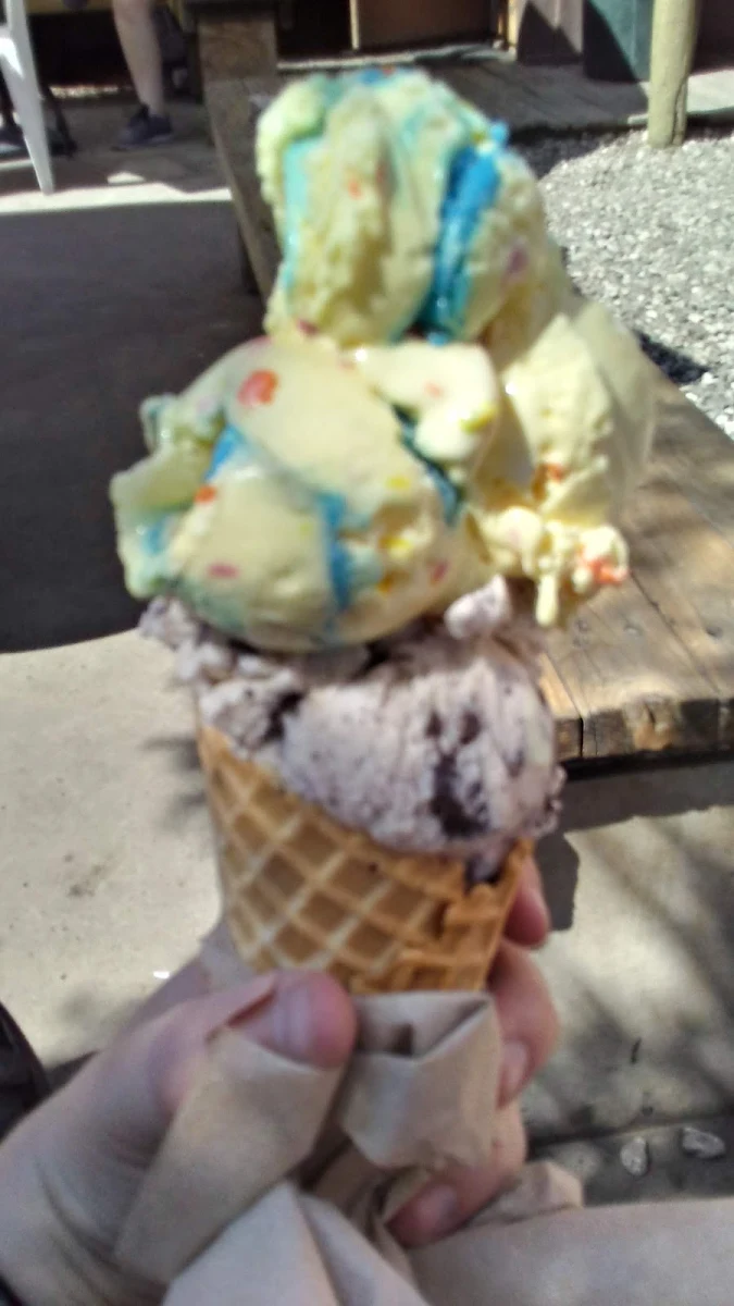 Birthday Cake Ice Cream Cone