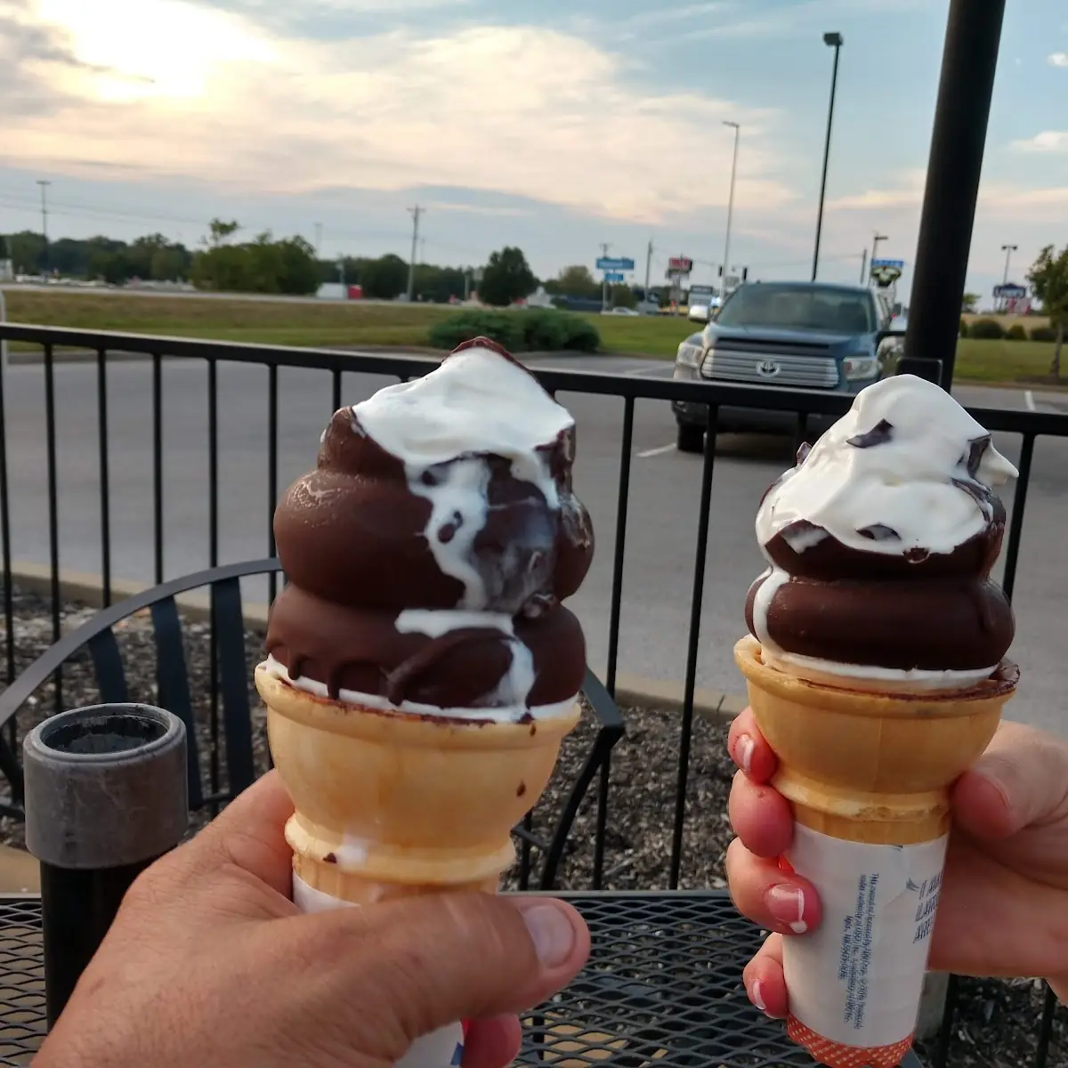 Chocolate Dipped Ice Cream Cone