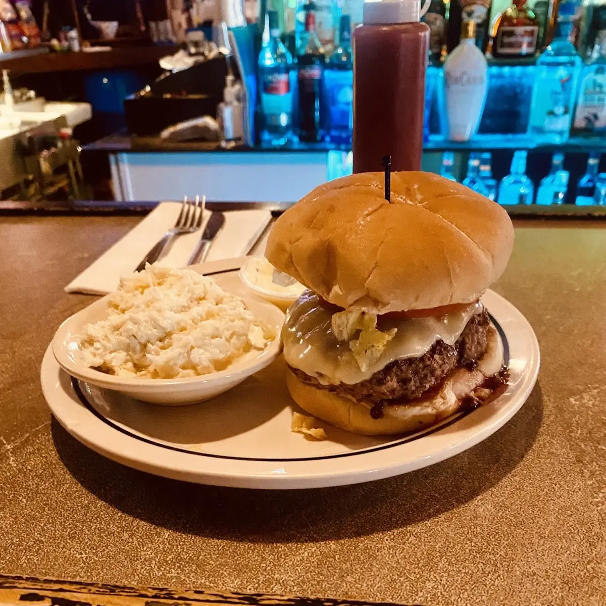 Mushroom Swiss Burger