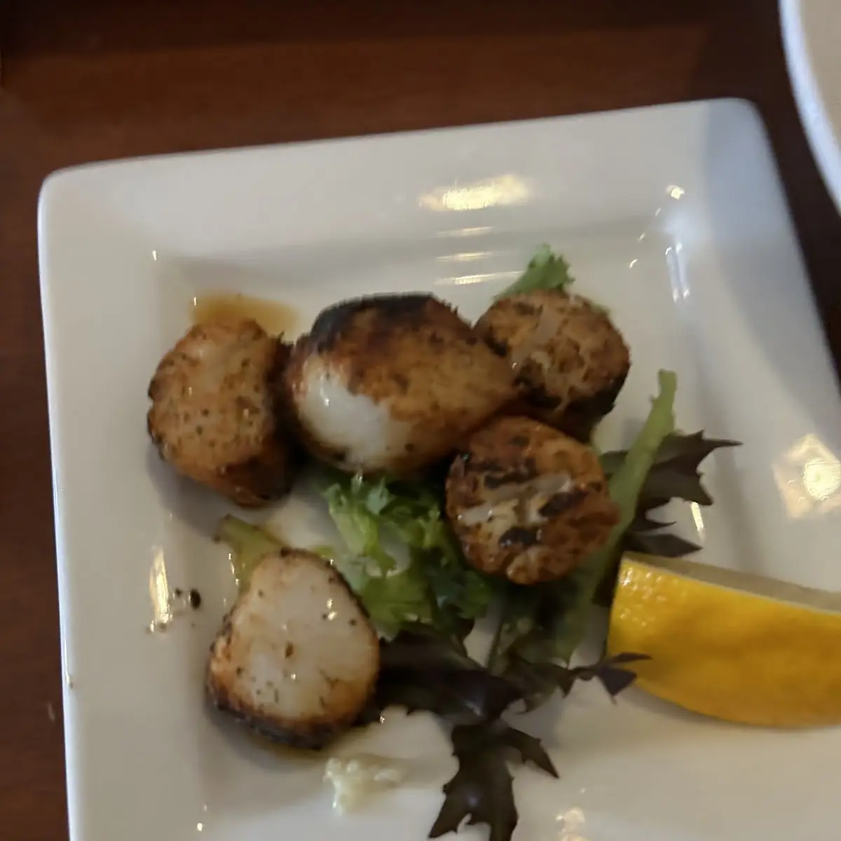 Blackened Sea Scallops