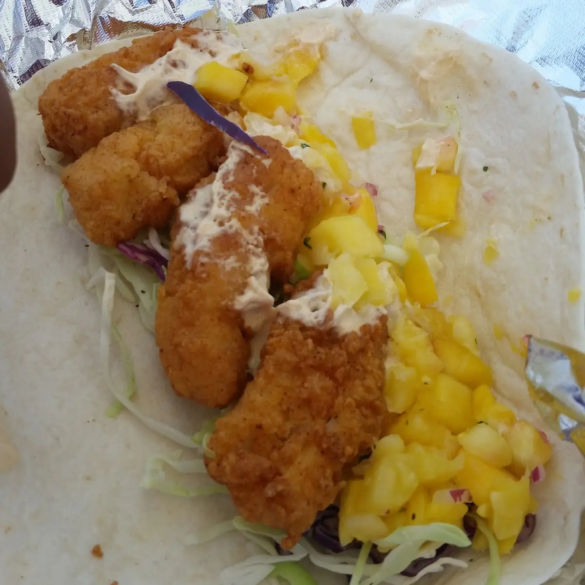 Fish Tacos Sandwich
