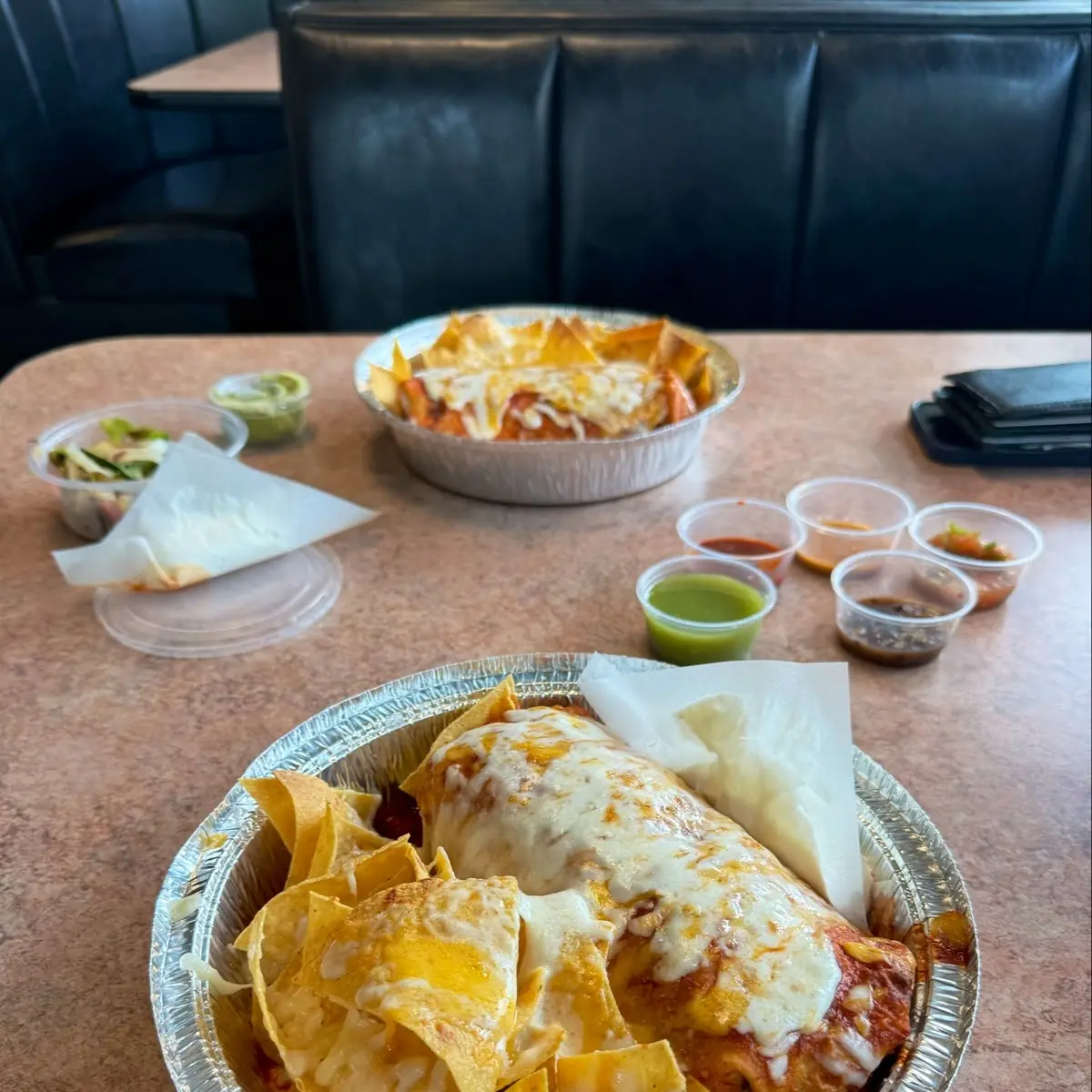Chicken Burrito Enchilada Style