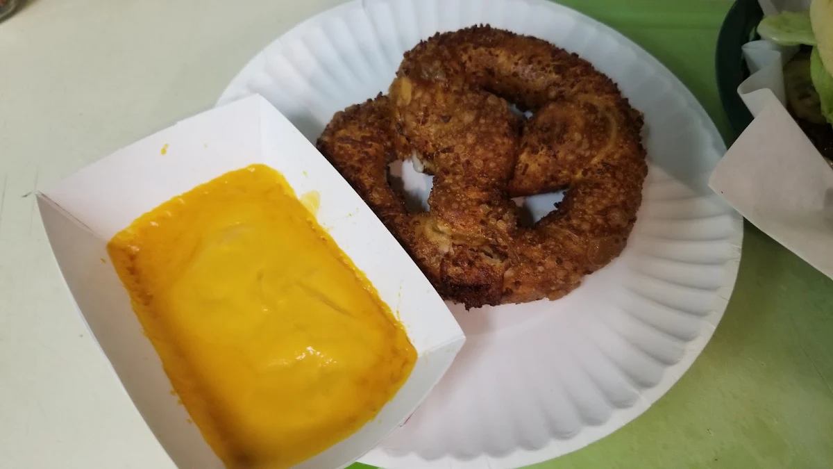 Stuffed Pretzel with Cheese