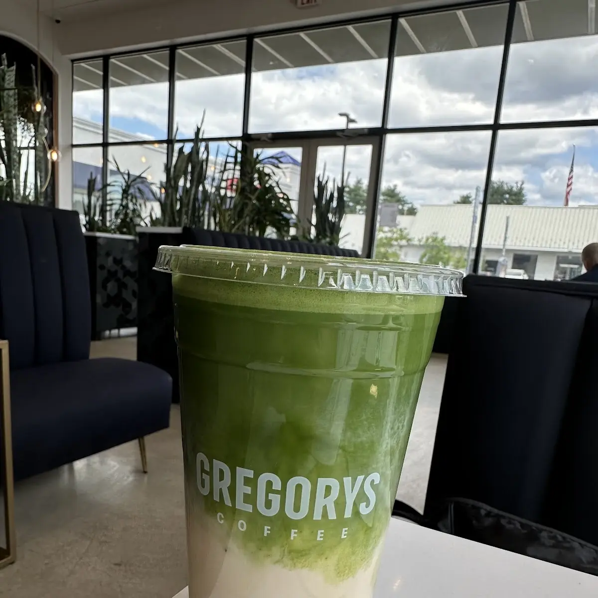 Matcha Latte with Almond Milk