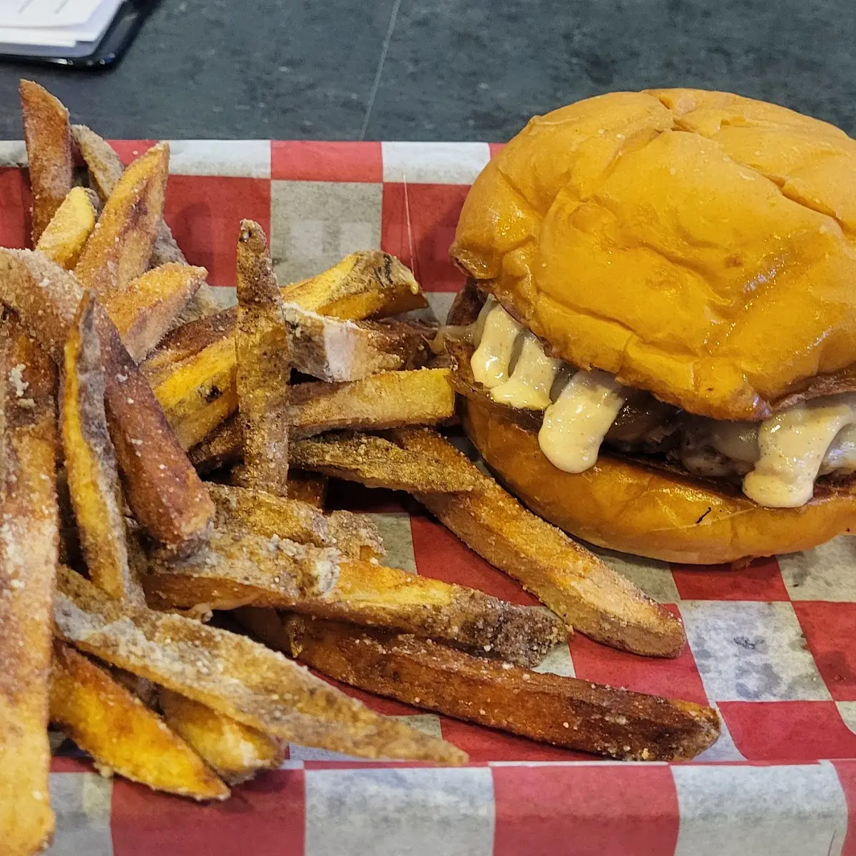 All American Cheeseburger Double
