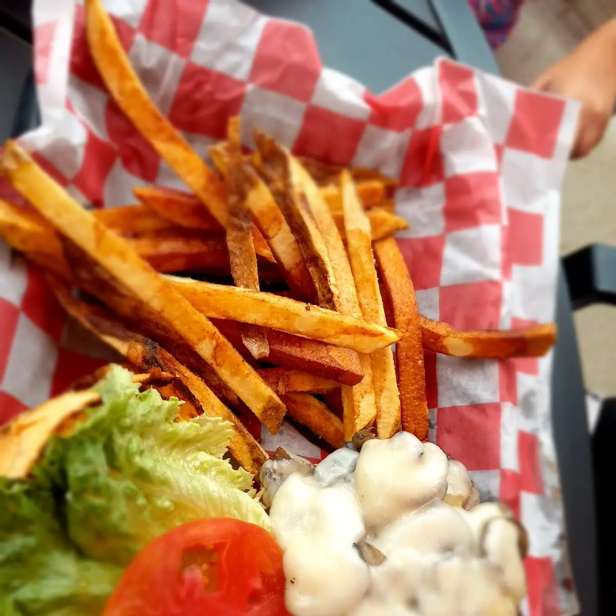 Mushroom Swiss Burger