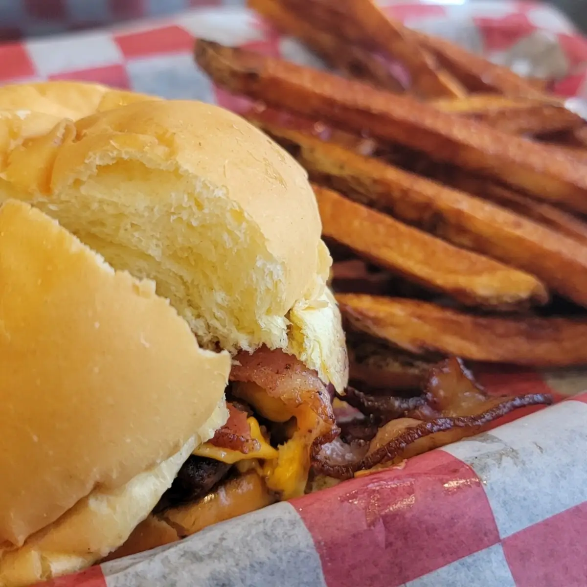 Western Burger and Fries