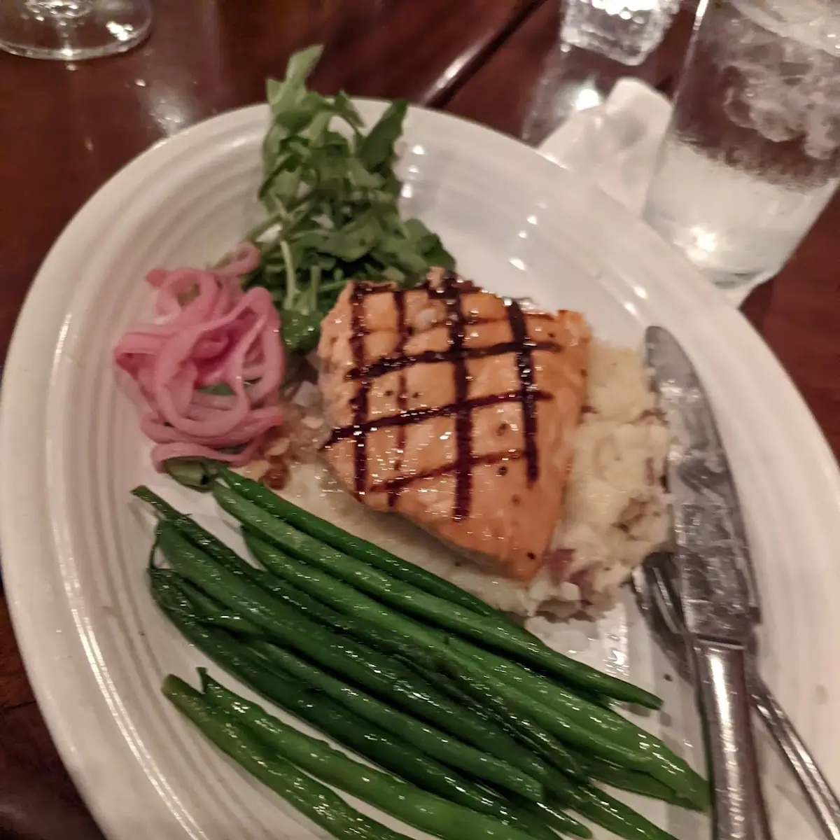 Salmon with Balsamic Vinaigrette
