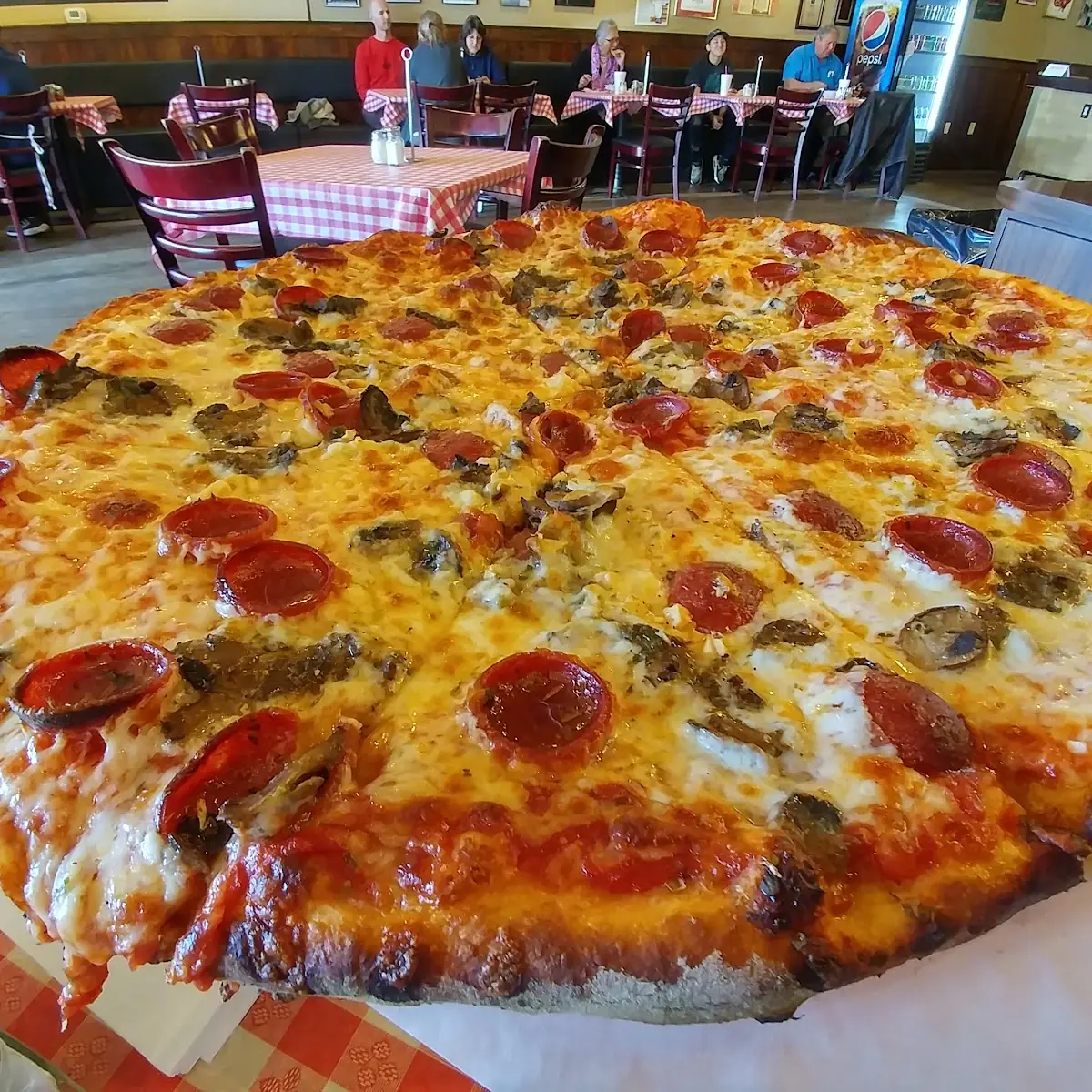 Pepperoni and Mushroom Pizza