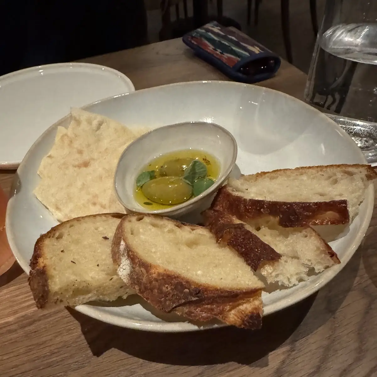 Crusty Bread with Olive Oil