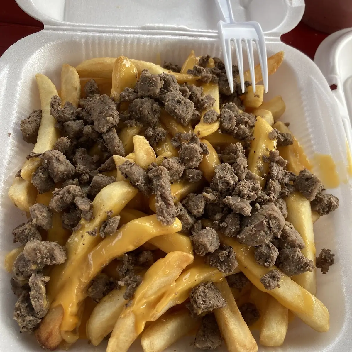 Papas Fritas Con Queso