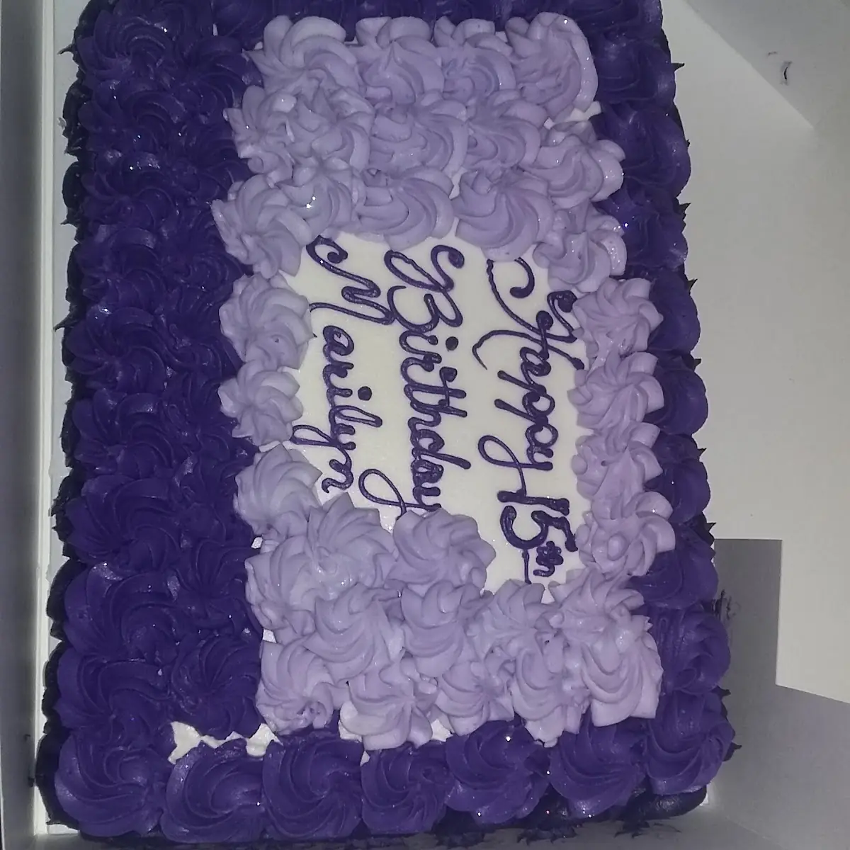 Ombre Birthday Cake