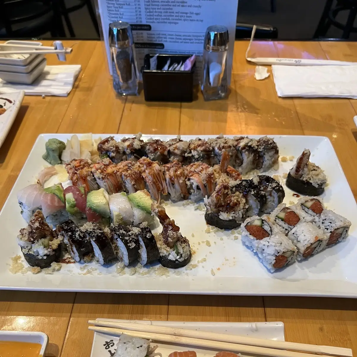 Spicy Tuna Rainbow Roll