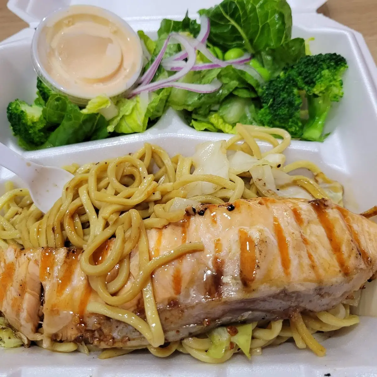 Salmon Teriyaki Bowl