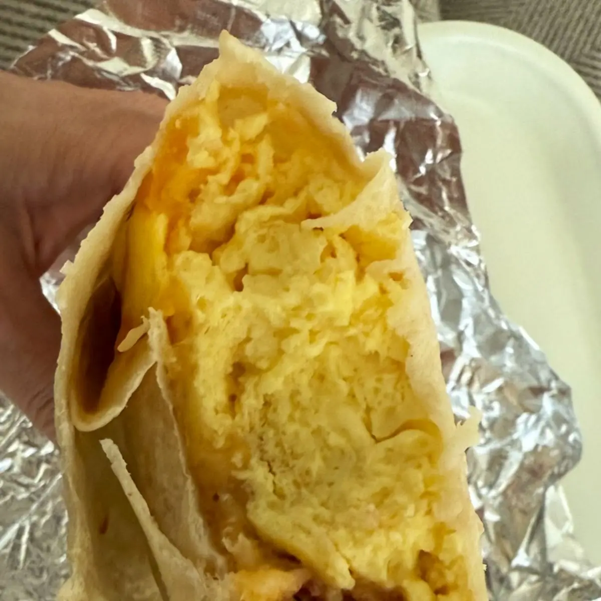 Egg & Cheese Burrito Bomber