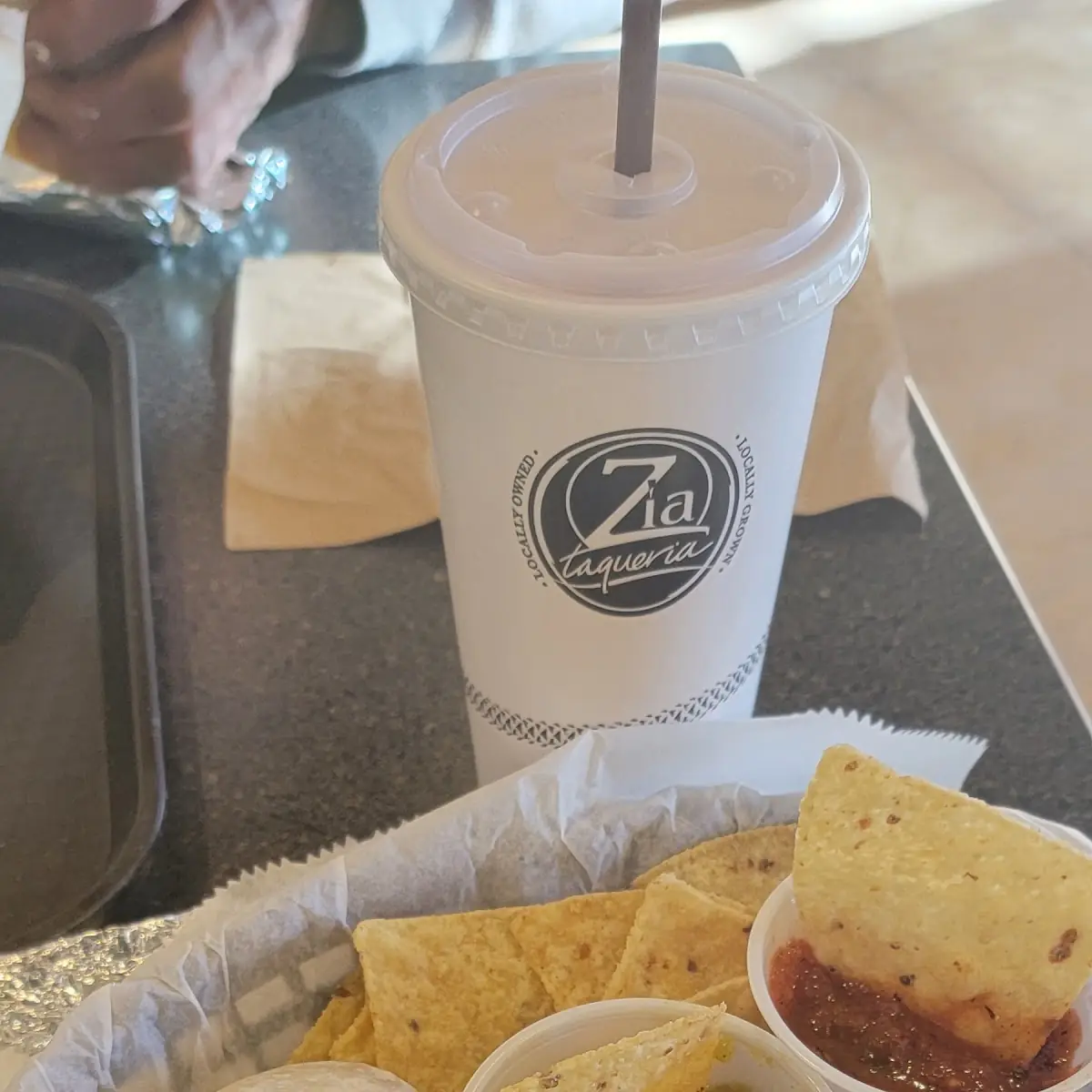 Steak Burrito with Salsa