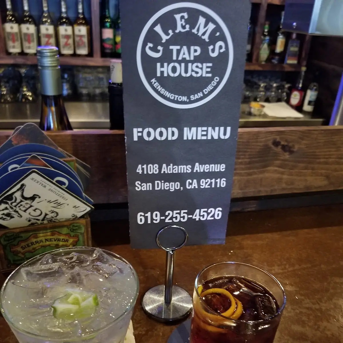 Vodka Tonic and Old Fashion