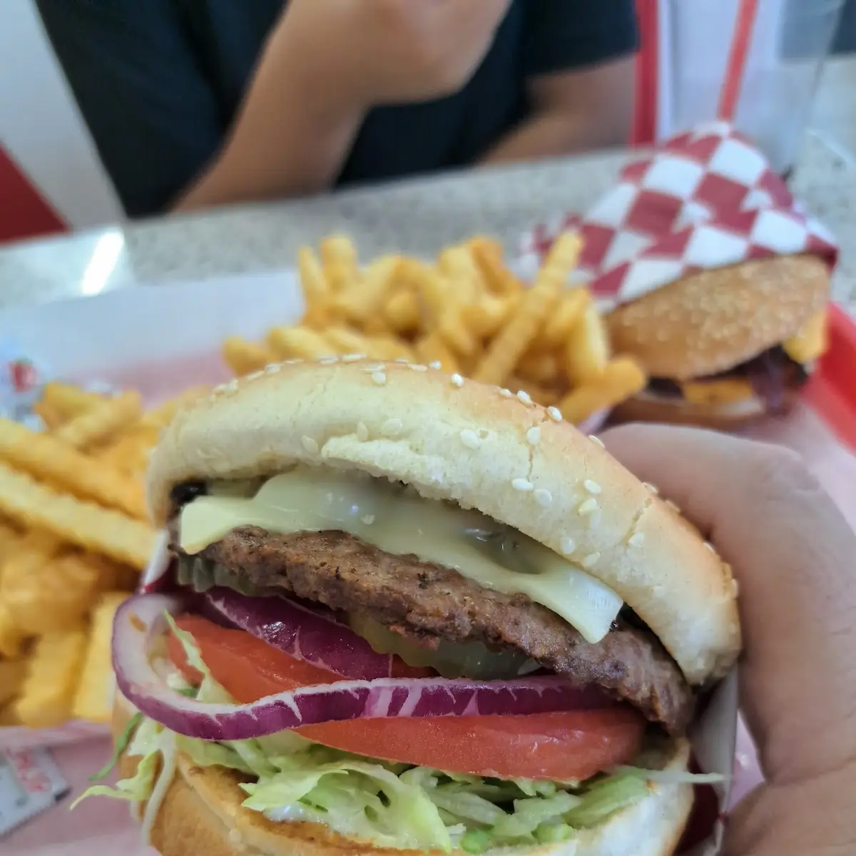 Mushroom Swiss Burger