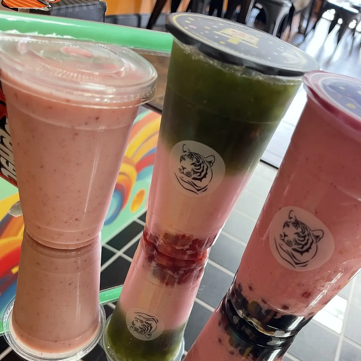 Strawberry Shake Strawberry Shake with Boba