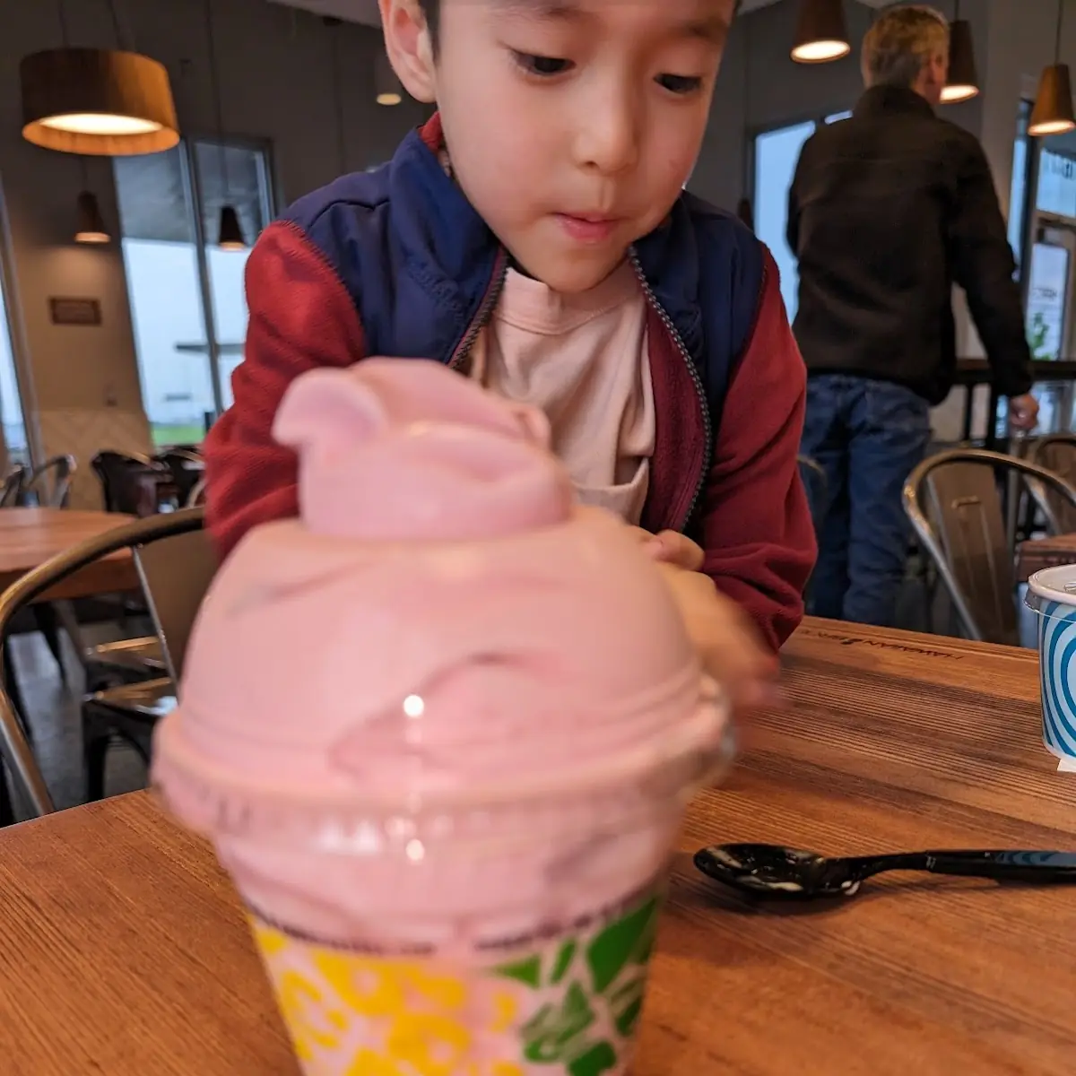 Raspberry Soft Serve