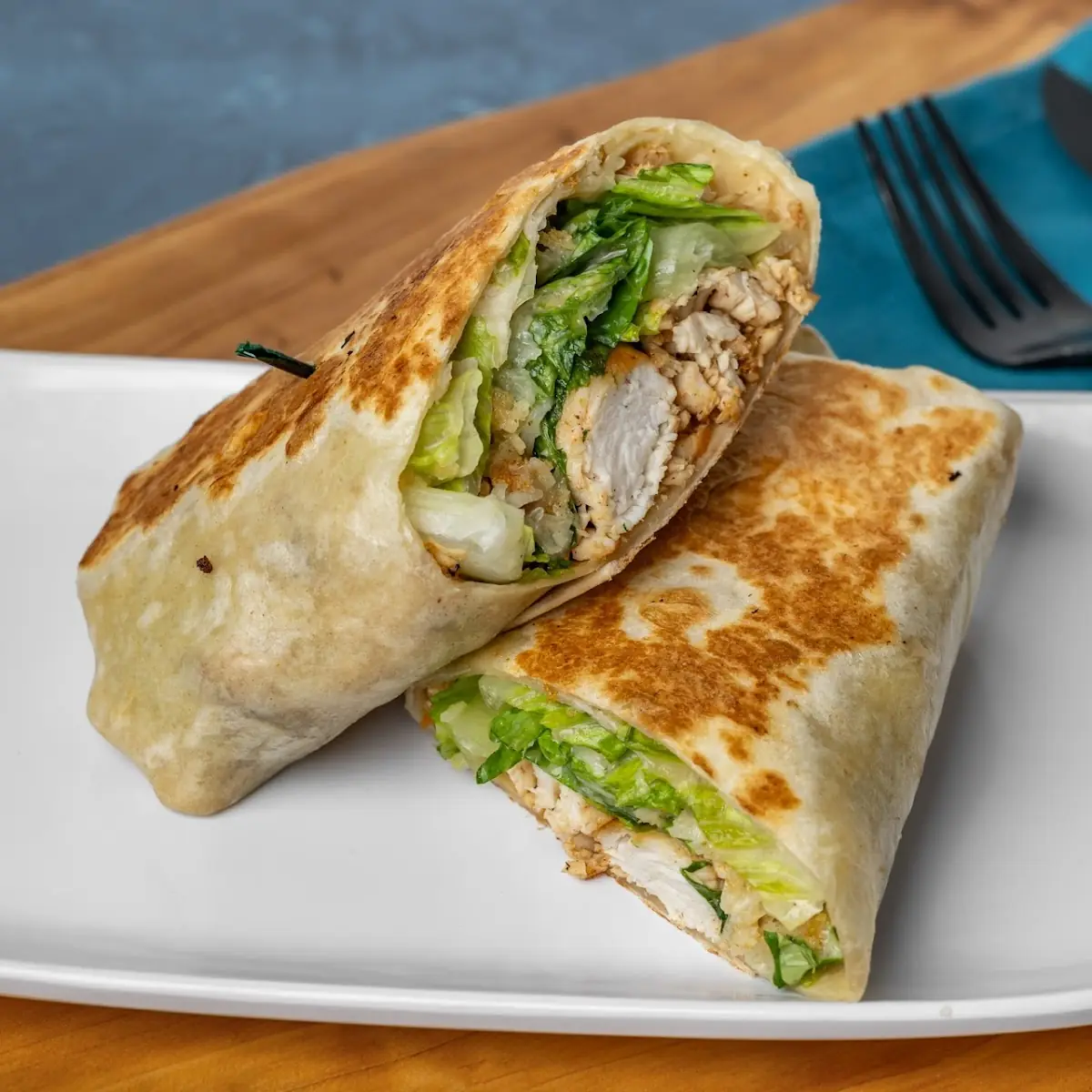 Buffalo Chicken Caesar Wrap