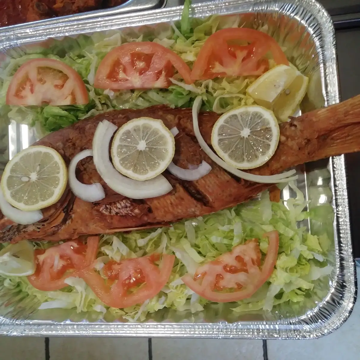 Fried Red Snapper