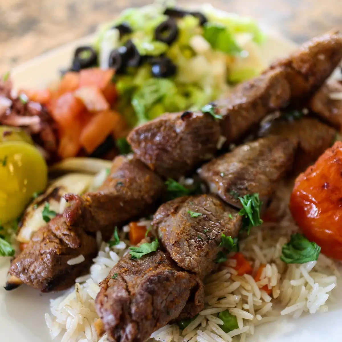 Lamb and Beef Gyro Plate