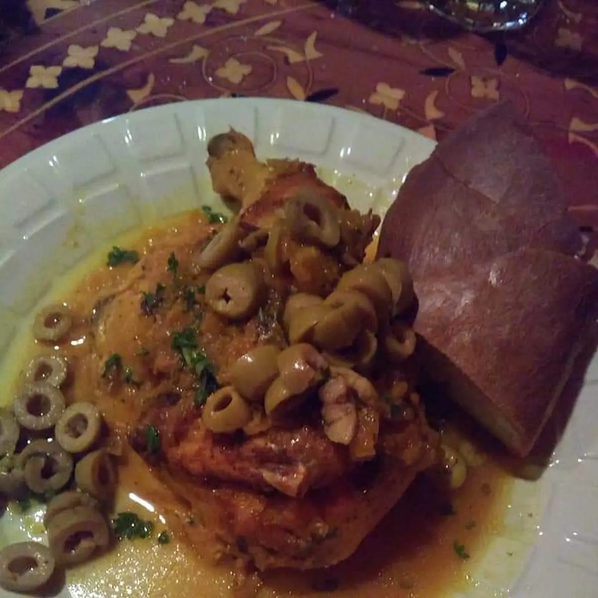 Lemon Chicken with Olives