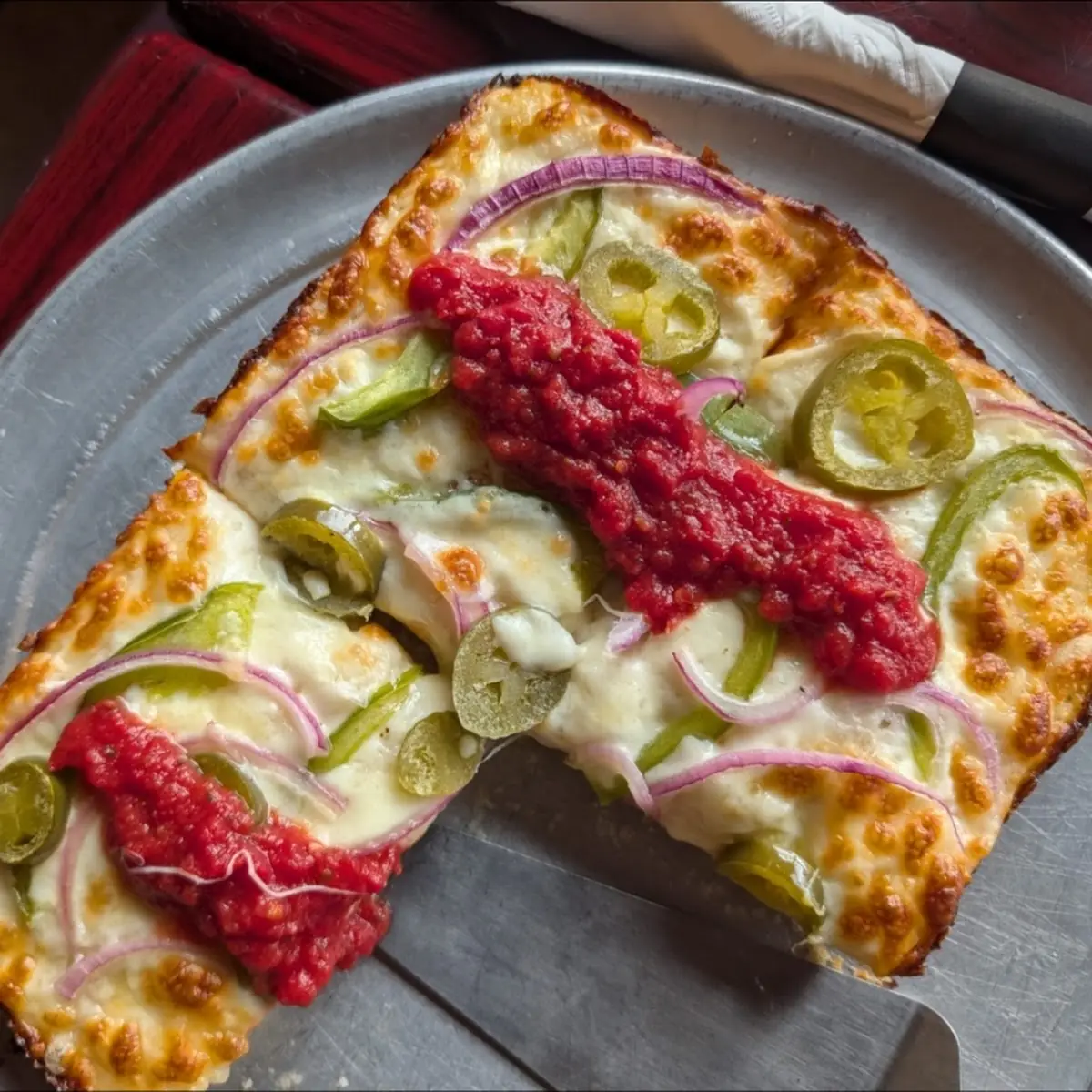 Deep Dish Detroit Pizza