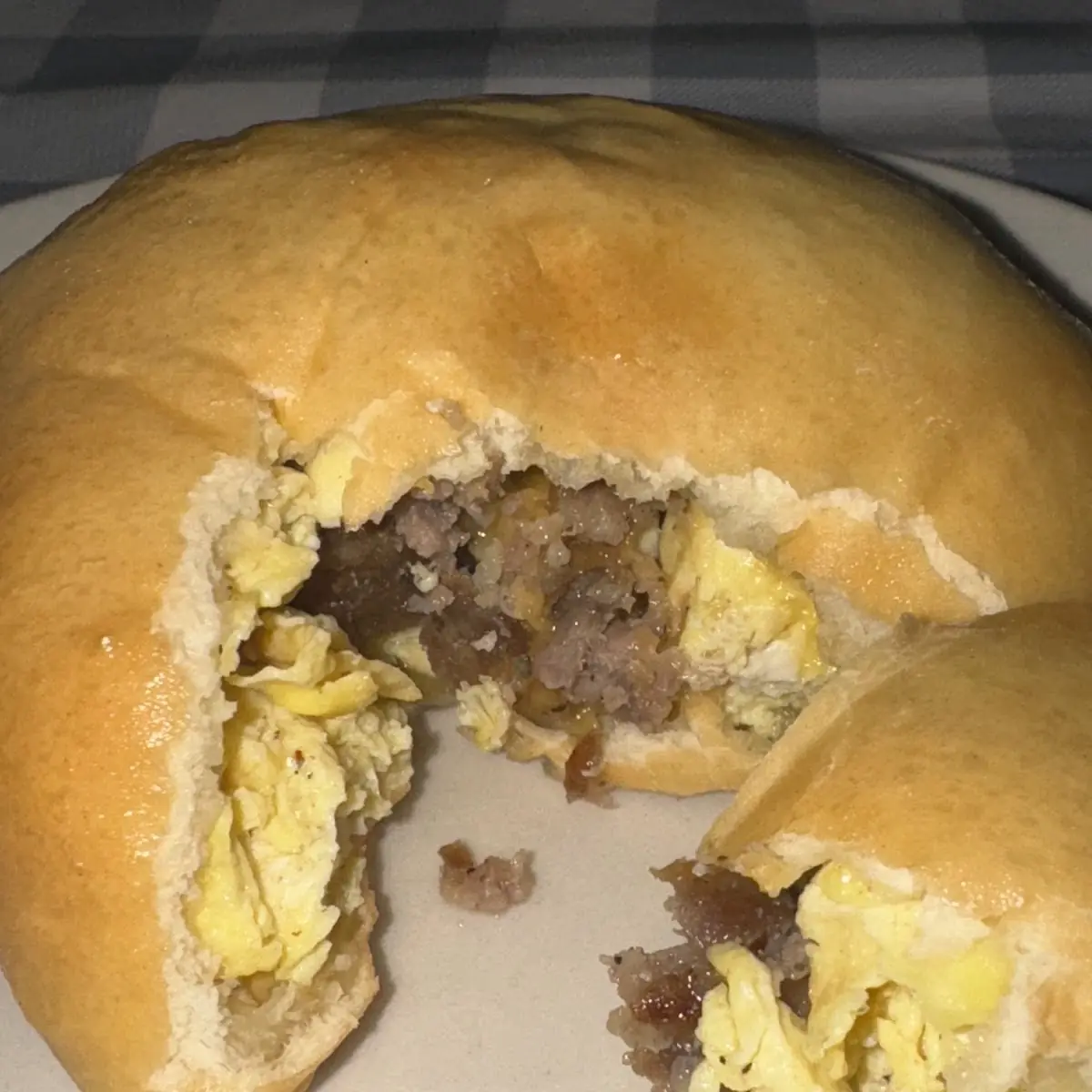 Kolache Sausage Breakfast Bun