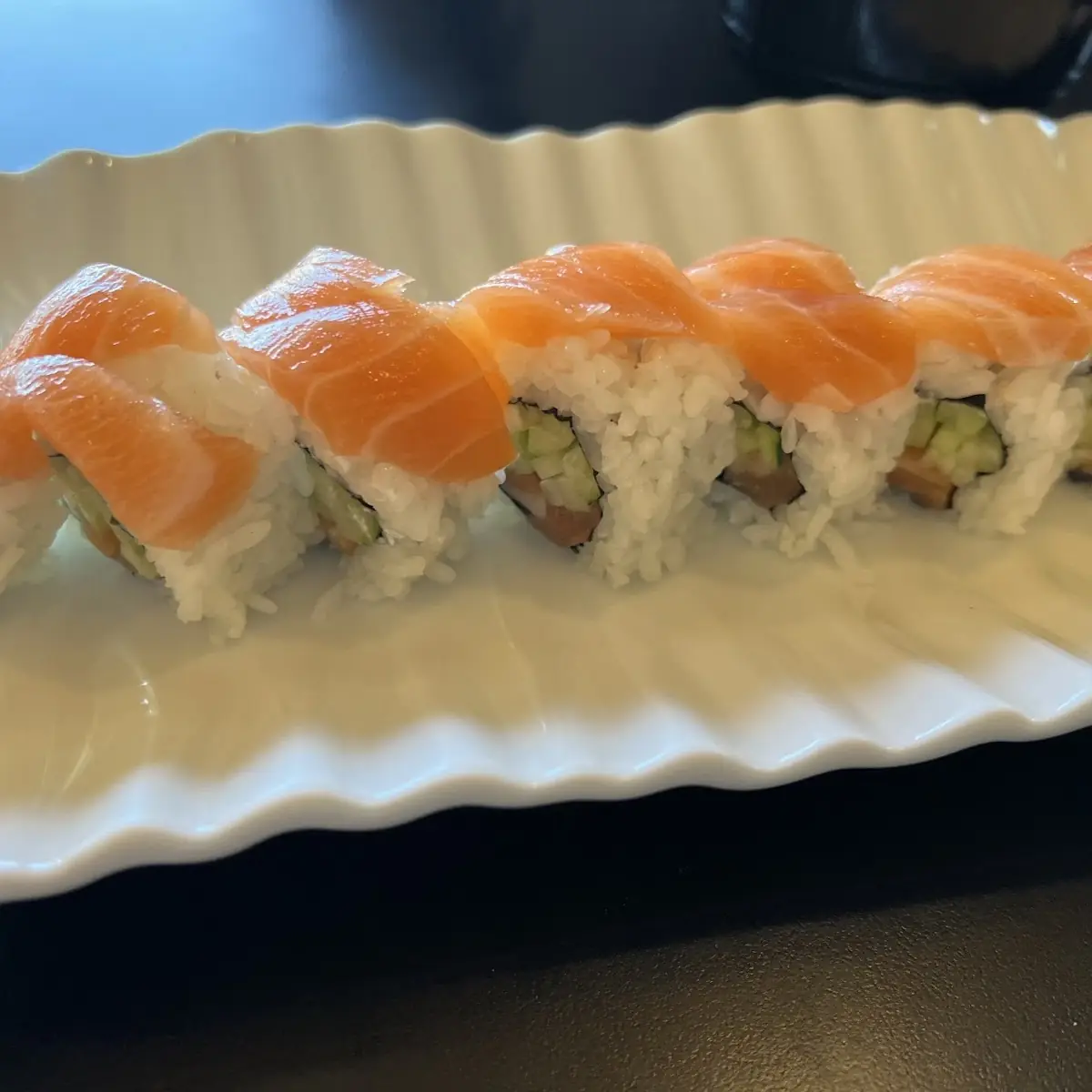 Double Salmon Roll and Spicy Tuna Roll