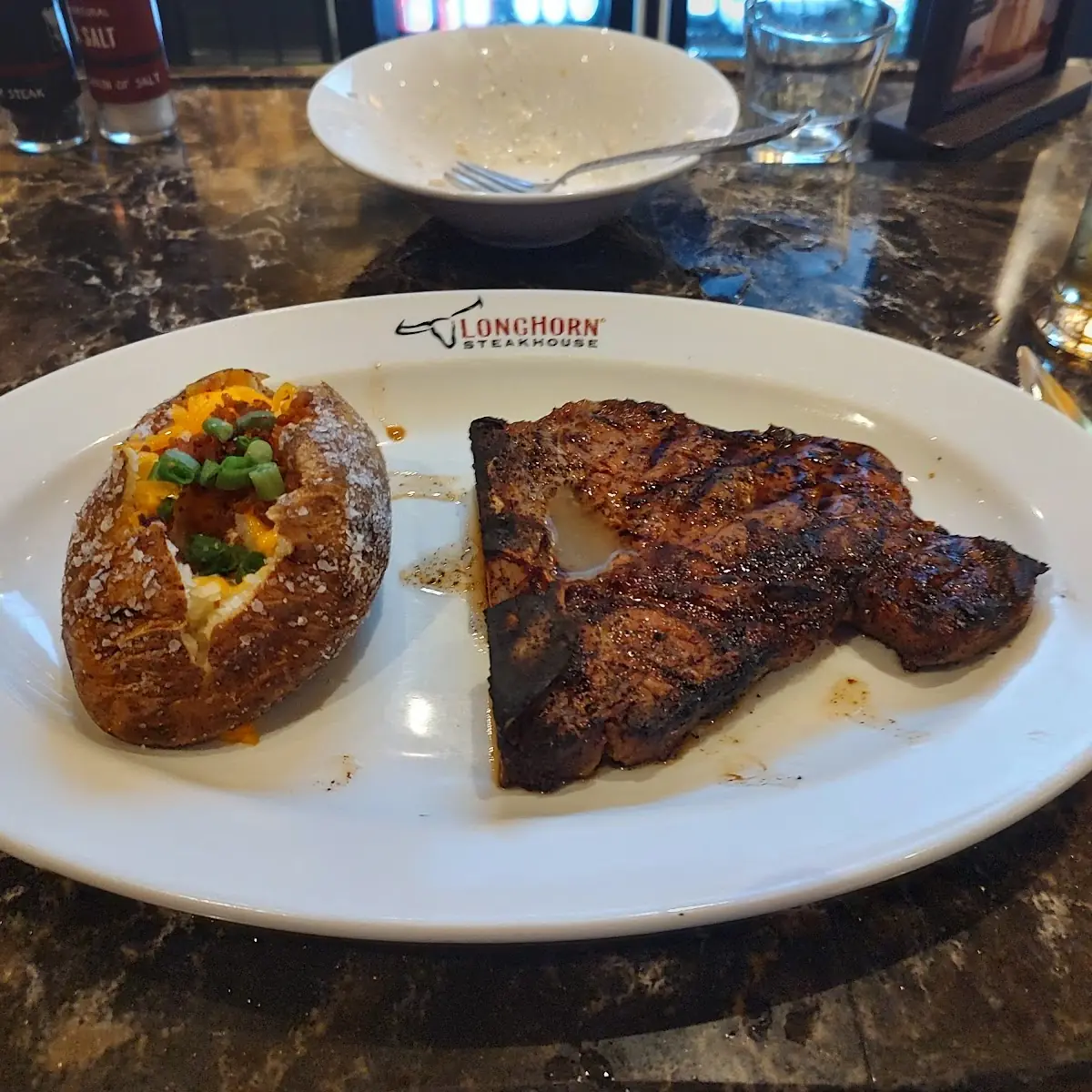 T Bone & Loaded Baked Potato