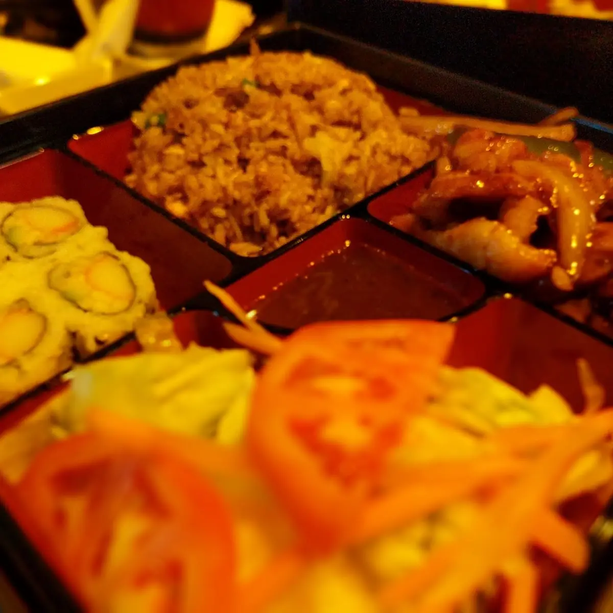 Pepper Steak Bento Lunch