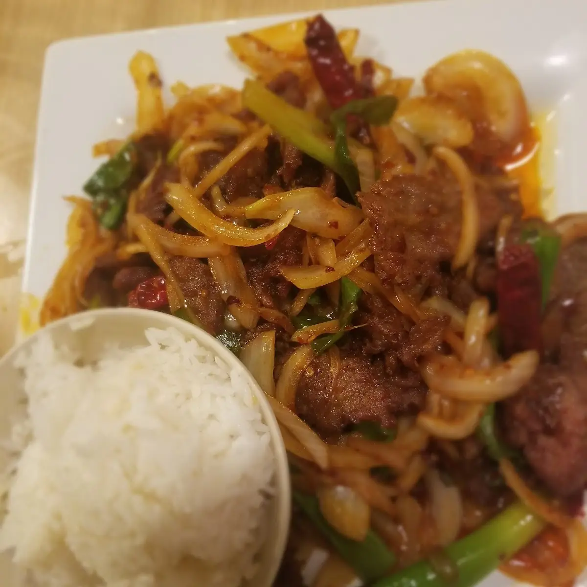 Ginger Beef Chow Fun Noodle