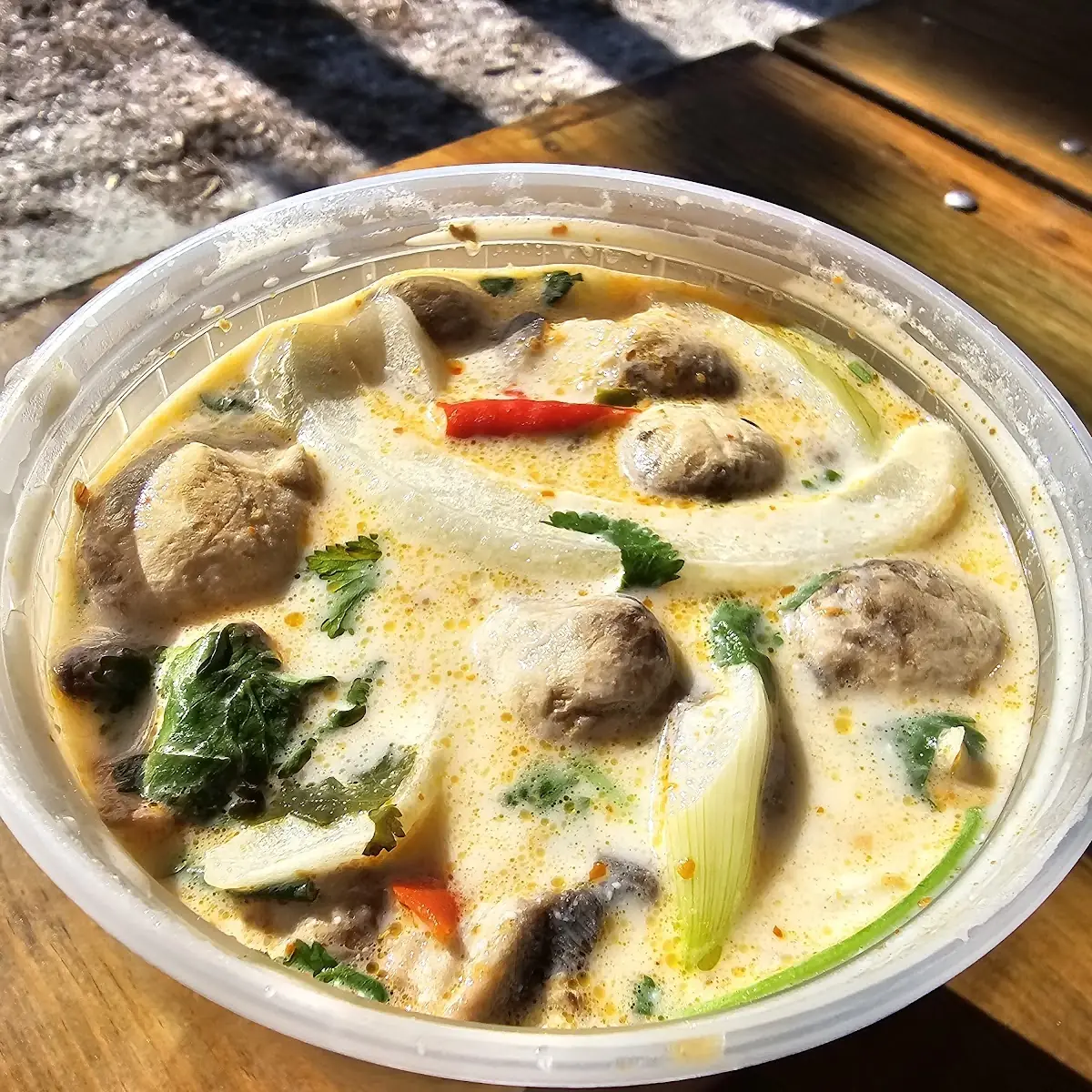 Tom Kha with Chicken