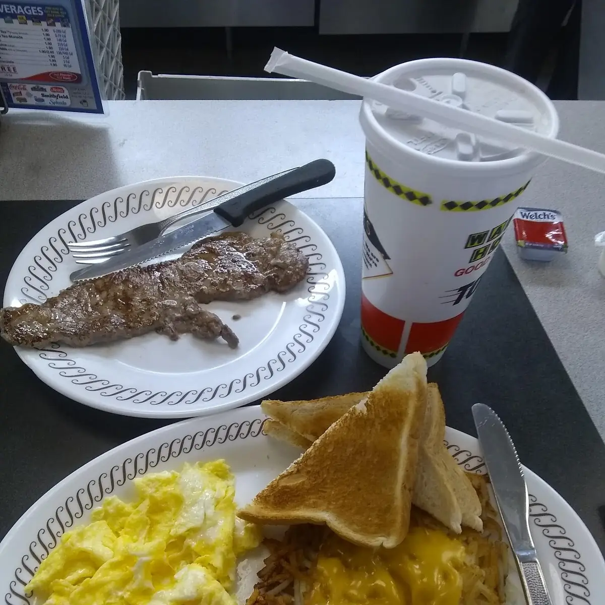 Steak & Eggs 9 00