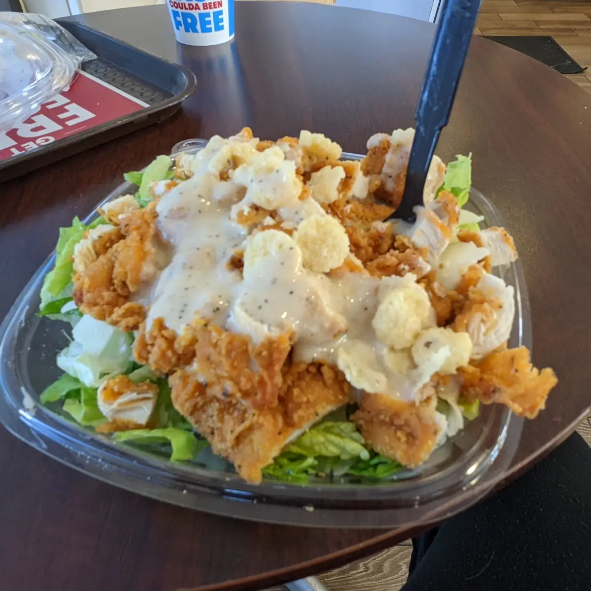 Parmesan Caesar Chicken Salad