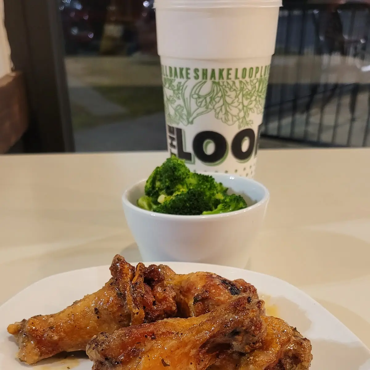 Black Pepper Parmesan Chicken Wings