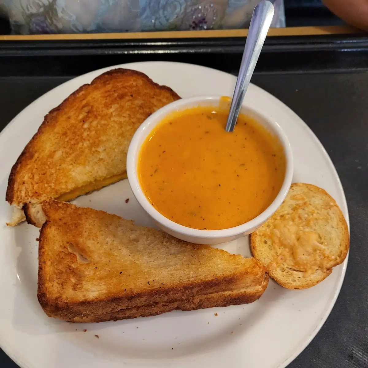 Tomato Bisque Soup Grilled Cheese