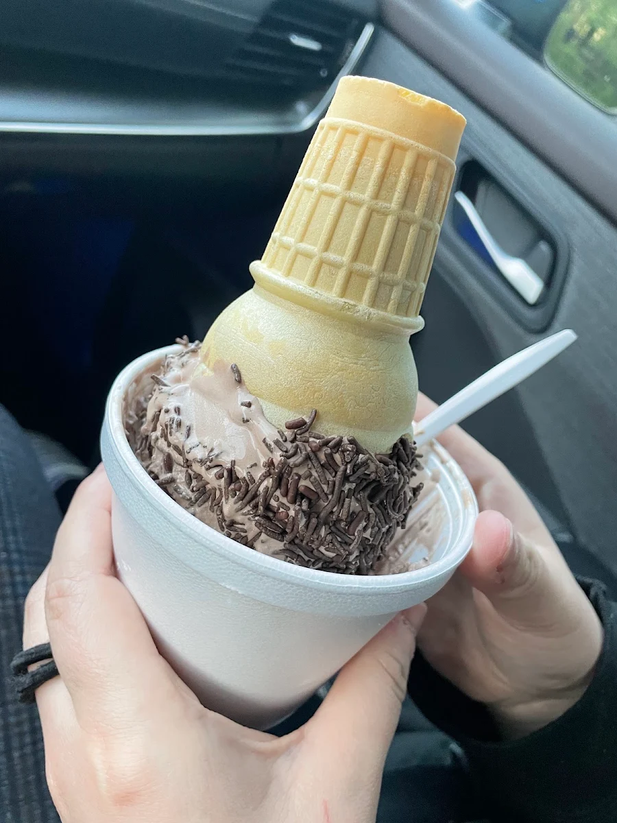 Chocolate with Chocolate Sprinkles